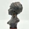 French 19th  Bronze Bust Of A Lady By Emmanuel Villanis
