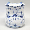 Rare Royal Copenhagen Blue Fluted Half Lace Vase Model 627 C1900