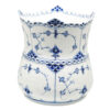 Rare Royal Copenhagen Blue Fluted Half Lace Vase Model 627 C1900
