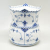 Rare Royal Copenhagen Blue Fluted Half Lace Vase Model 627 C1900