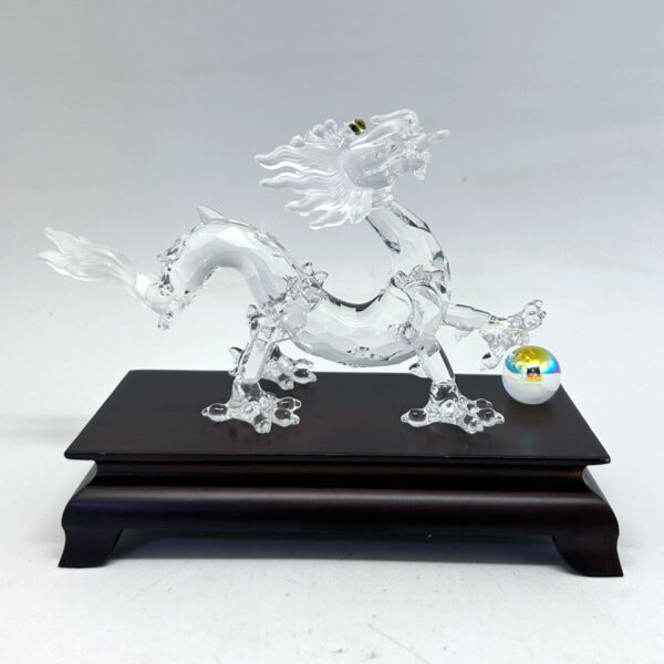 Swarovski Dragon On Wooden Plinth 238202