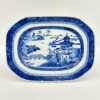 Chinese Blue and White Willow Pattern Nankeen Platter C1780