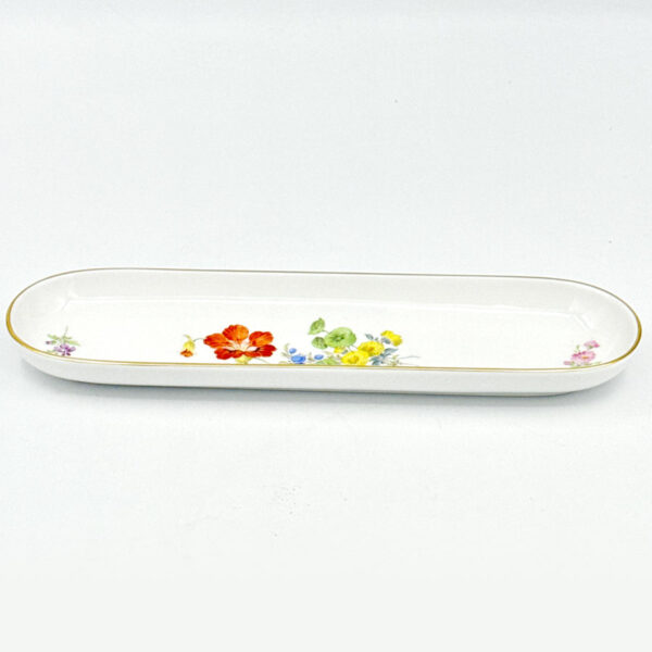 Meissen Hand Painted Floral Pin Tray