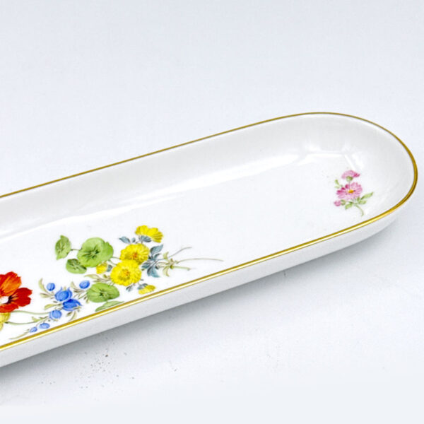 Meissen Hand Painted Floral Pin Tray