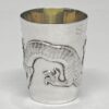 Chinese Sterling Cumshing 19th Tot Beaker
