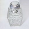 Hallmarked Silver Square Cut Glass Perfume Bottle Chester 1905