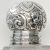 Hallmarked Silver Square Cut Glass Perfume Bottle Chester 1905