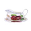 Belle Fiore Gravy Boat and Stand