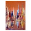 C P Nice Abstract City Of Johannesburg Painting