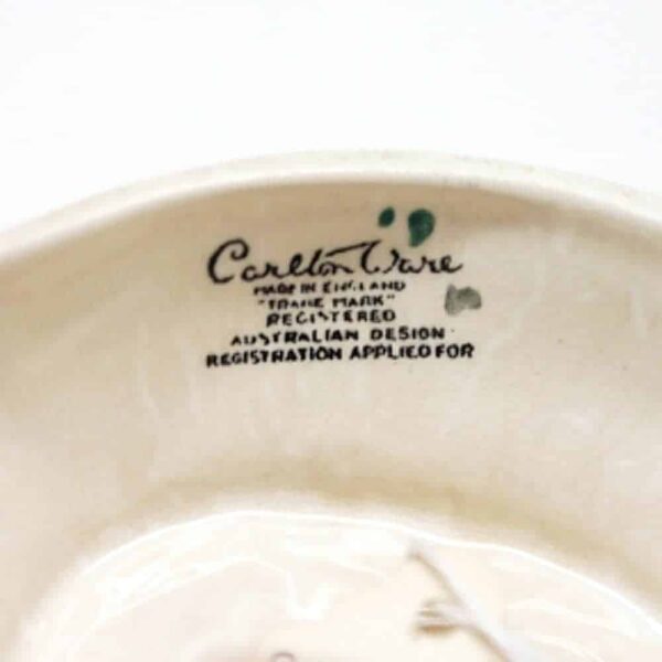 Carlton Ware Floral Basket Weave Compote