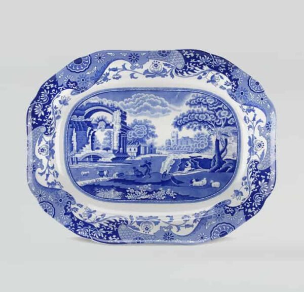 Copeland-Spode-Blue-Italian-Platter1.jpg Copeland Spode Blue Italian Design Large Platter 37cm