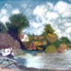 E W Podesta Village Scene