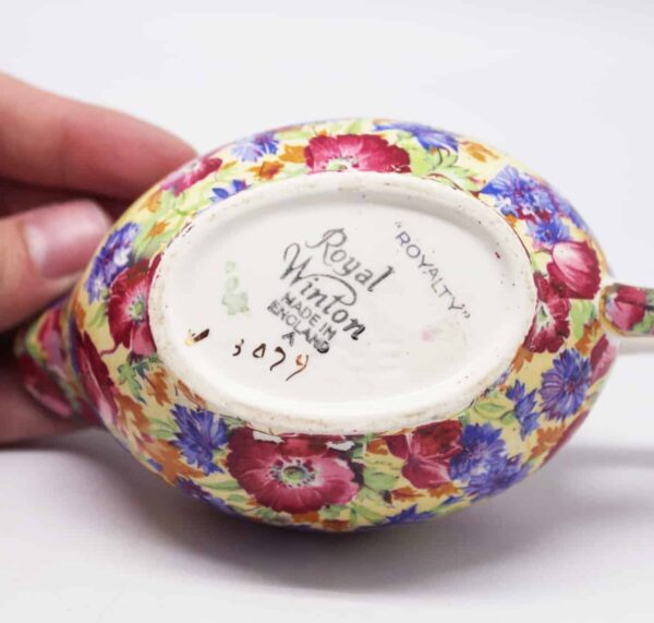 Royal Winton Small Royalty Pattern Sauce Boat