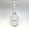 Edwardian Acid Etched Glass Decanter C1910