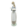 Lladro Girl with a Lamb Figurine