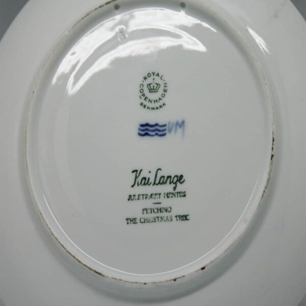 Royal Copenhagen Fetching the Christmas Tree Christmas Plate 1964
