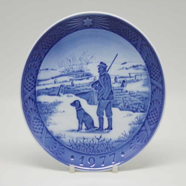 Royal Copenhagen Immervad Bridge Christmas Plate 1977