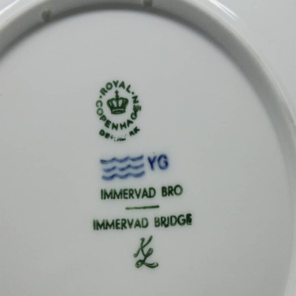 Royal Copenhagen Immervad Bridge Christmas Plate 1977