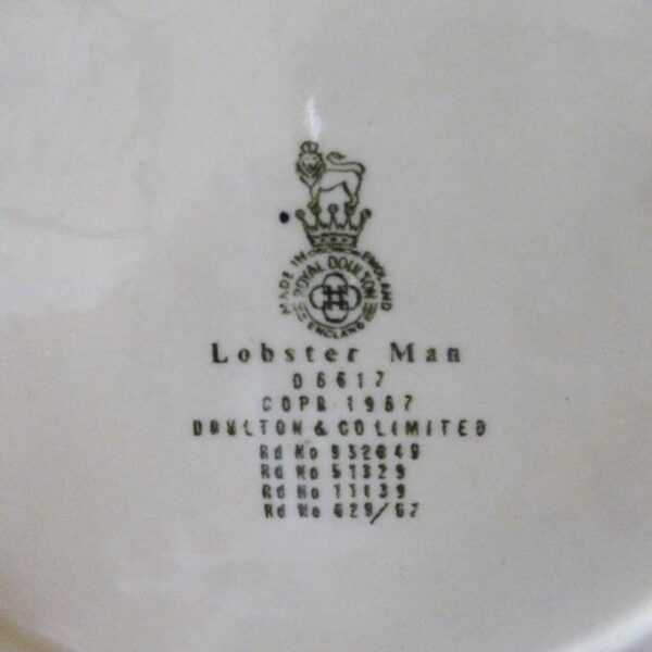 Royal Doulton Lobster Man Large Character Jug