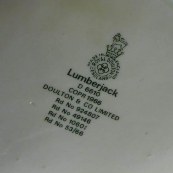 Royal Doulton Lumberjack Large Character Jug