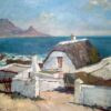 Terence John McCaw Oil on Board of Chapmans Peak