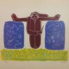 Walter Battiss Rock Artist Screen Print