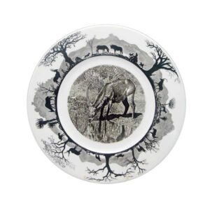 Wedgwood Waterbuck World Wildlife Fund Plate