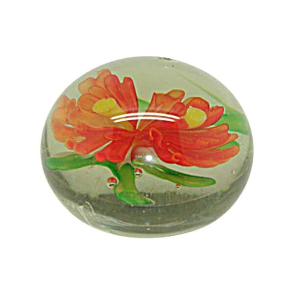 Murano Floral Glass Paper Weight