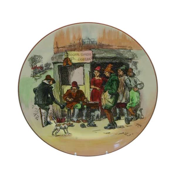 Royal Doulton Dickensware Roger Solem Cobbler Plate