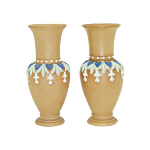 Royal Doulton Silicon Ware Pair of Miniature Vases