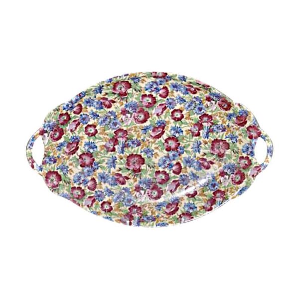 Royal Winton Tray Royalty Design Pierced Handles