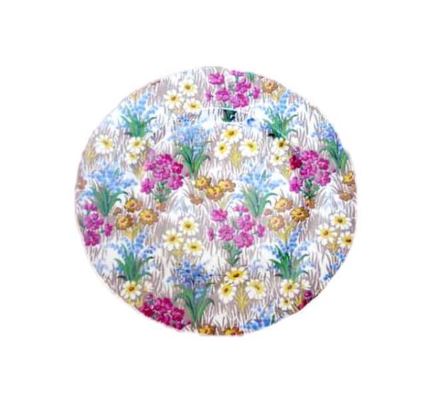 Royal Winton tea side plates Crocus Pattern