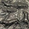 Indian Silver Card Case Animals In Relief