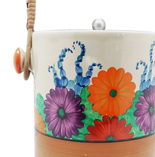 Clarice-Cliff-Gayday-Biscuit-Barrel-A Clarice Cliff Gayday Biscuit Barrel