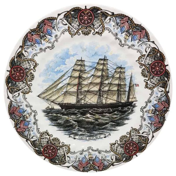 Currier and Ives Great Republic Plate by Churchill