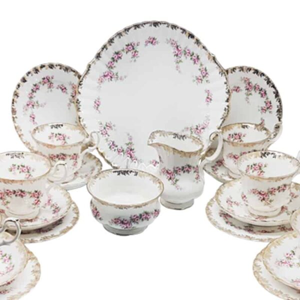 Royal Albert Dimity Rose Tea Set