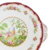 Royal Albert Chelsea Bird Cake Plate Maroon