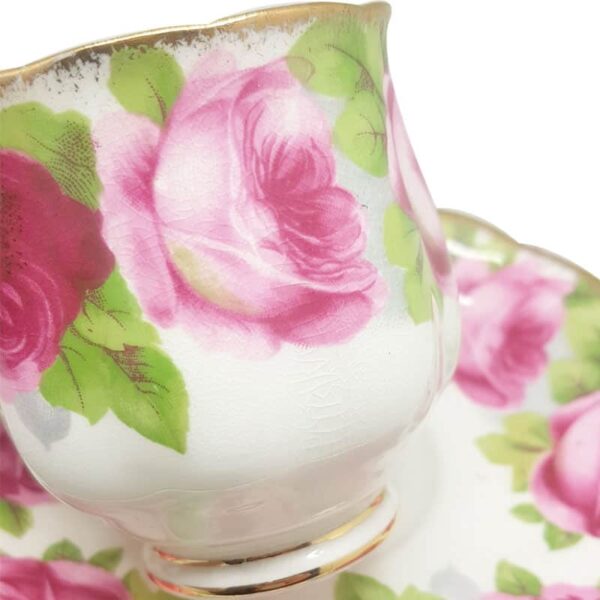 Royal Albert Old English Rose Demitasse Duo