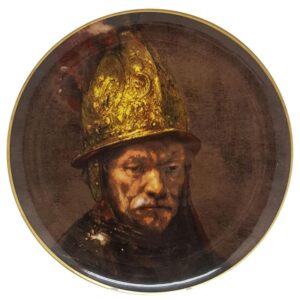 The Heritage Collection Plate Man with the Golden Helmet Wall Plate