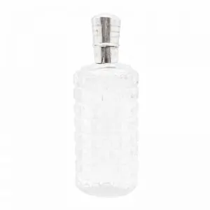 French-Small-Silver-Top-Perfume-Bottle- French Small Silver Top Perfume Bottle
