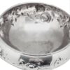 German-Silver-Rose-Bowl-830-Standard-a German Silver Rose Bowl Heavy Roses In Relief 830 Standard