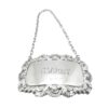 Hallmarked Silver Claret Decanter Label London