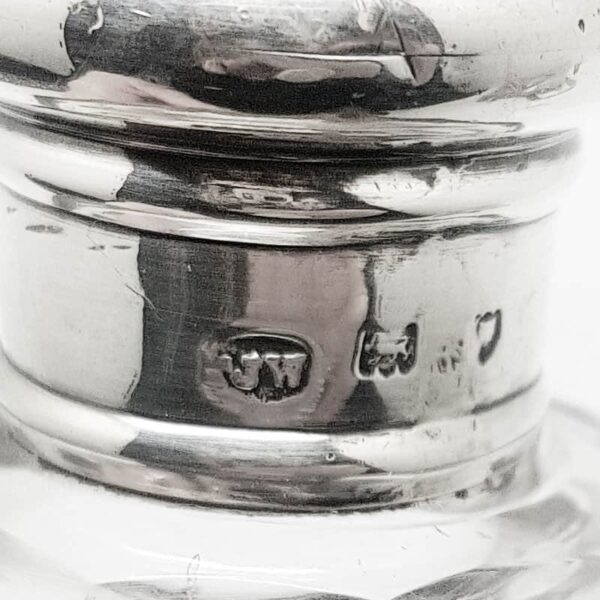 Hallmarked Silver Toiletry Bottle London 1904