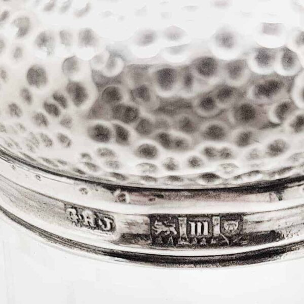 Hallmarked Silver Toiletry Bottle with engraved MW