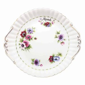 Royal Albert March Anemones Cake Plate
