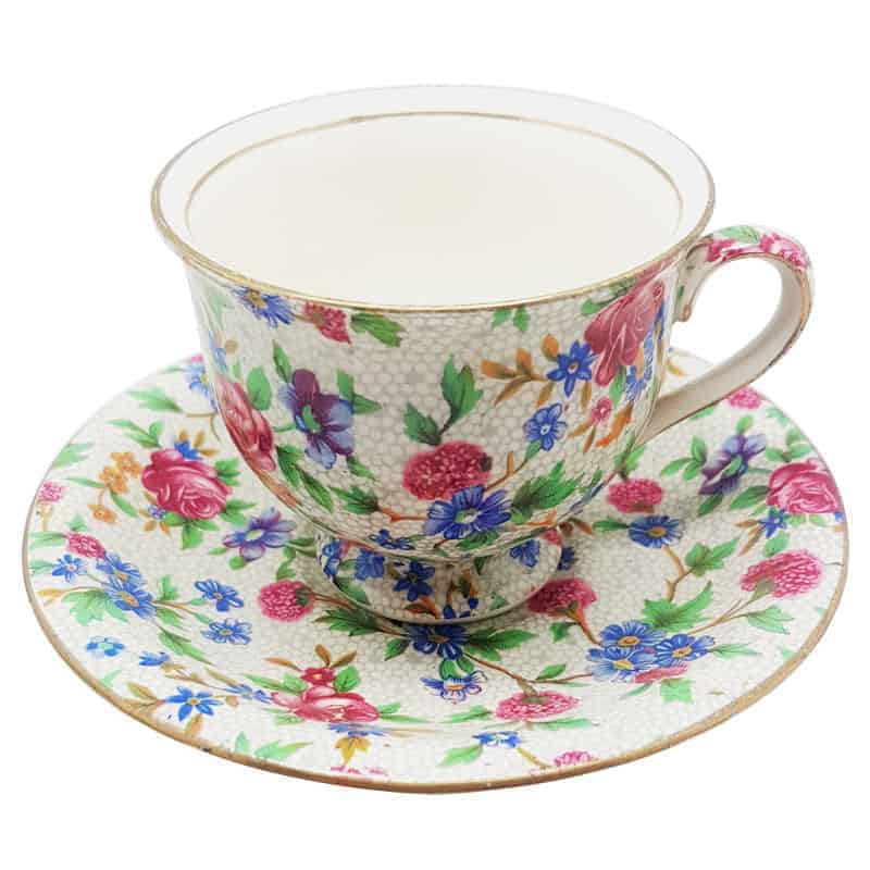 Royal Winton Old Cottage Cup and Saucer Clyde on 4th Antiques