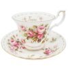 Royal Albert June Roses Flower of the Month Tea Duo