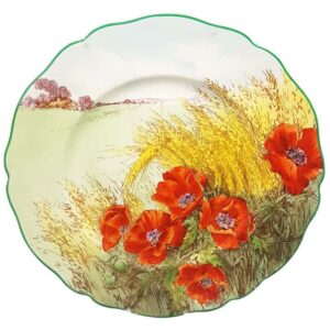 Royal Doulton Poppy Flower Rack Plate