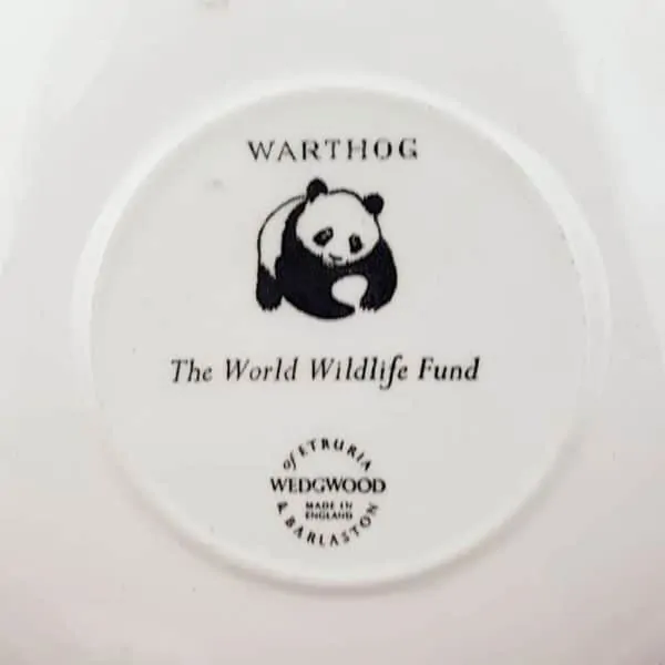 Wedgwood World Wildlife Fund Small Warthog Plate