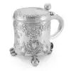 Victorian Covered Silver Tankard John Chapple and John Mantle London 1890